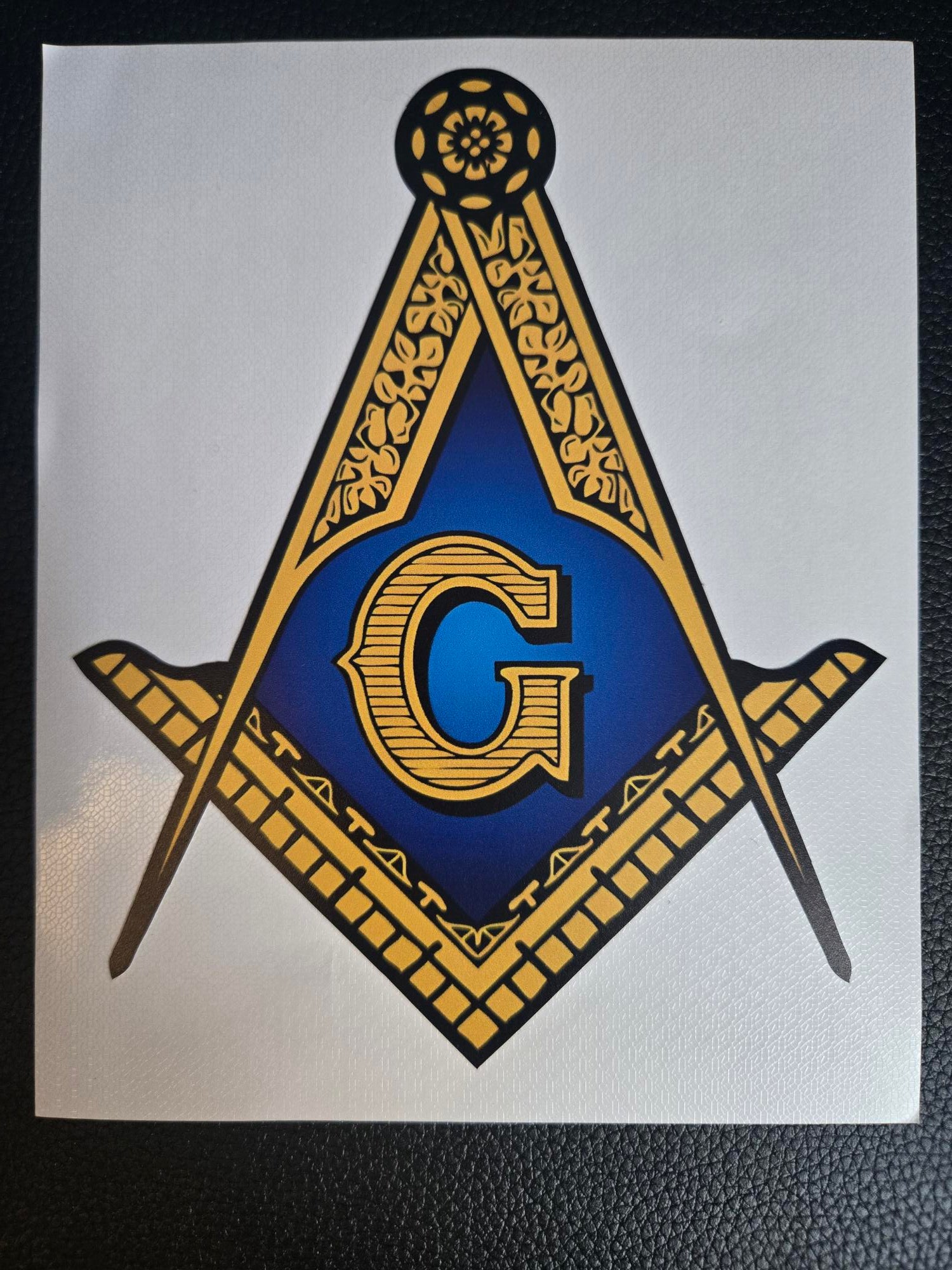Masonic Car Decal