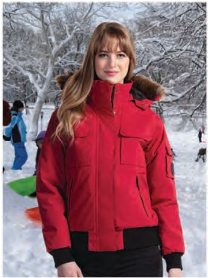 Women s Intense Cold Weather Bomber jacket With Detachable Hood L06076 3rd Degree Lifestyle