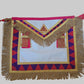 Principles Apron with Soft Gold Fringe
