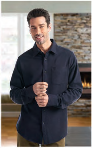 "CHALET" MEN'S Brushed Flannel Shirt.     S04500