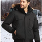 Men's Cold Weather Bomber Jacket With Detachable Hood L06075