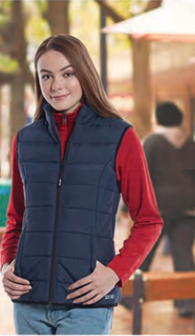 "CHILL" Ladies Puffy Vest      L00976