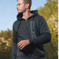 "YOLO" MEN'S Full-Zip Hooded Sweat shirt With Sherpa Fleece     L00785