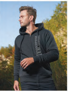 "YOLO" MEN'S Full-Zip Hooded Sweat shirt With Sherpa Fleece     L00785