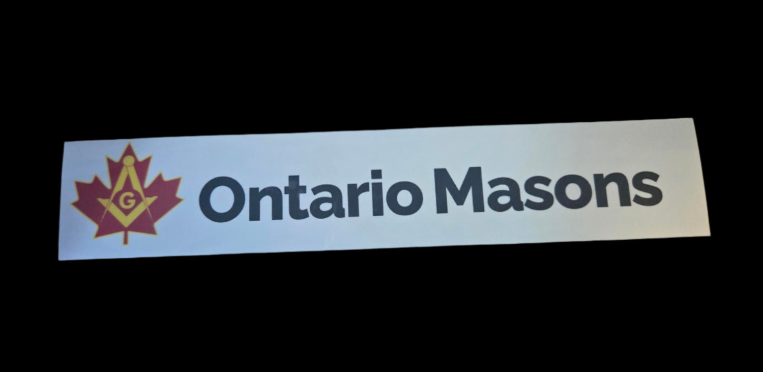 Ontario Masons Bumper sticker