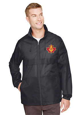 Adult Zone Ultra Light Weight Jacket with Embroidered Logo