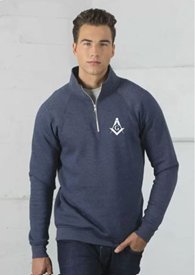 ATC Heavyweight Esactive Vintage 1/4" Zip Sweatshirt (Sizes XS-4XL) F2042